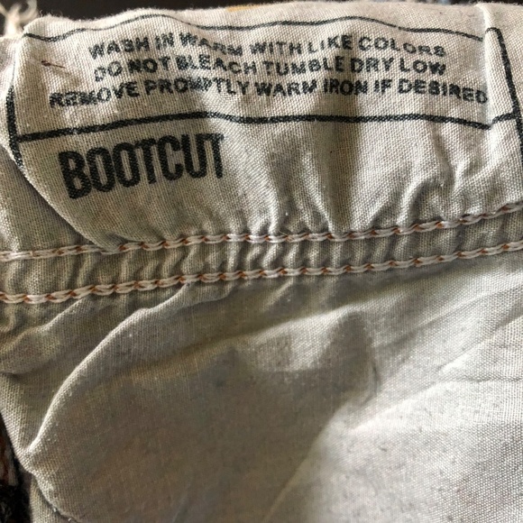 7Fam Cut-off Denim Shorts Size 28 Repurposed Frayed - Picture 8 of 11